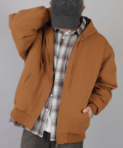 SPINNS（スピンズ）の「ストリート＆古着MIX/トレンドカラーで差をつける！着回し自在のチェックシャツ（シャツ/ブラウス・メンズ・ブラウン系その他2/ブラウン系その他/ネイビー系1/ネイビー系・ONESIZE）」の2枚目の写真