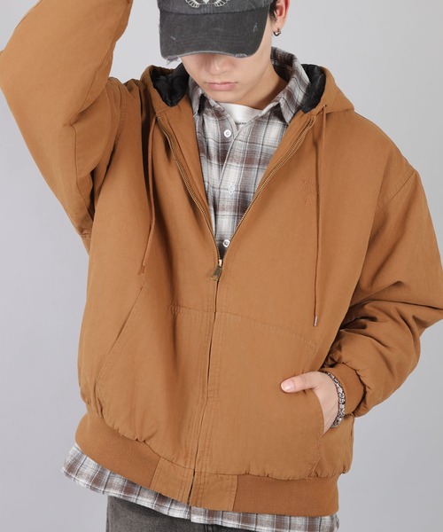 SPINNS（スピンズ）の「ストリート＆古着MIX/トレンドカラーで差をつける！着回し自在のチェックシャツ（シャツ/ブラウス・メンズ・ブラウン系その他2/ブラウン系その他/ネイビー系1/ネイビー系・ONESIZE）」の16枚目の写真