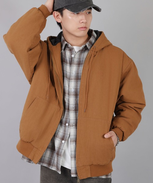 SPINNS（スピンズ）の「ストリート＆古着MIX/トレンドカラーで差をつける！着回し自在のチェックシャツ（シャツ/ブラウス・メンズ・ブラウン系その他2/ブラウン系その他/ネイビー系1/ネイビー系・ONESIZE）」の15枚目の写真