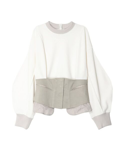 UN3D.（アンスリード）の「CORSET DETAIL TOP / コルセット