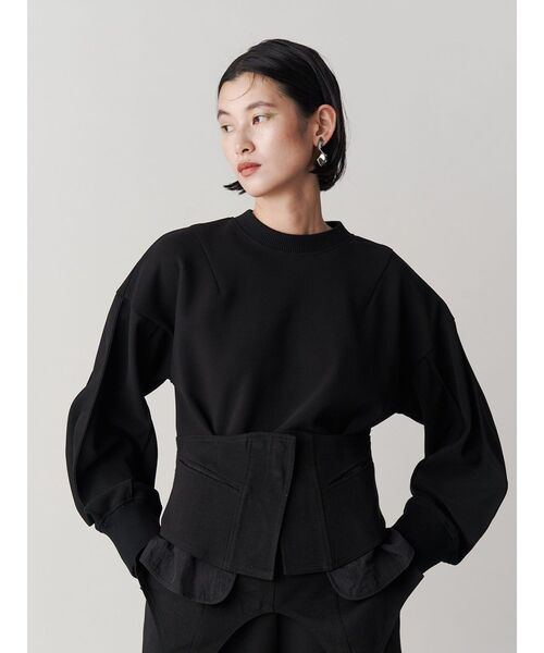 CORSET DETAIL TOP / コルセットディテールトップ UN3D. tシャツ CORSET DETAIL TOP / コルセットディテールトップ