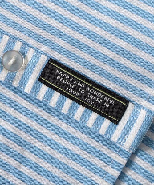 BREEZE（ブリーズ）の「【フォーマル対応】レギュラーカラーシャツ（シャツ/ブラウス・キッズ・オフホワイト/ストライプ・90/100/110/120/130）」の15枚目の写真