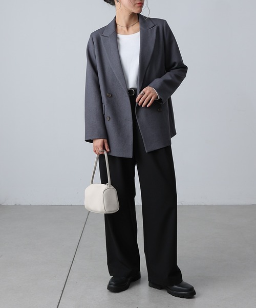 COLONY 2139(コロニートゥーワンスリーナイン)の「ナロウハンドルバッグ(ハンドバッグ・レディース・ブラック/サックスブルー/オフホワイト・FREE)」の6枚目の写真