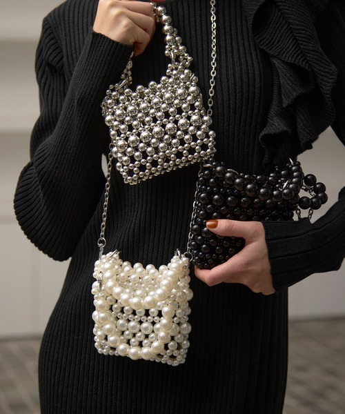 Cocktail Pearl Minimal Bag（ハンドバッグ）｜MIELI INVARIANT（ミエリインヴァリアント）