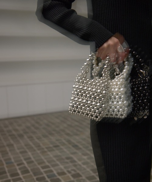 Cocktail Pearl Minimal Bag（ハンドバッグ）｜MIELI INVARIANT（ミエリインヴァリアント）