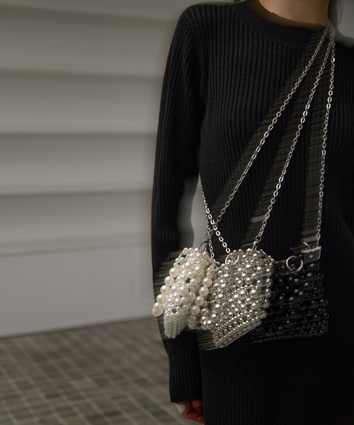Cocktail Pearl Minimal Bag（ハンドバッグ）｜MIELI INVARIANT（ミエリインヴァリアント）