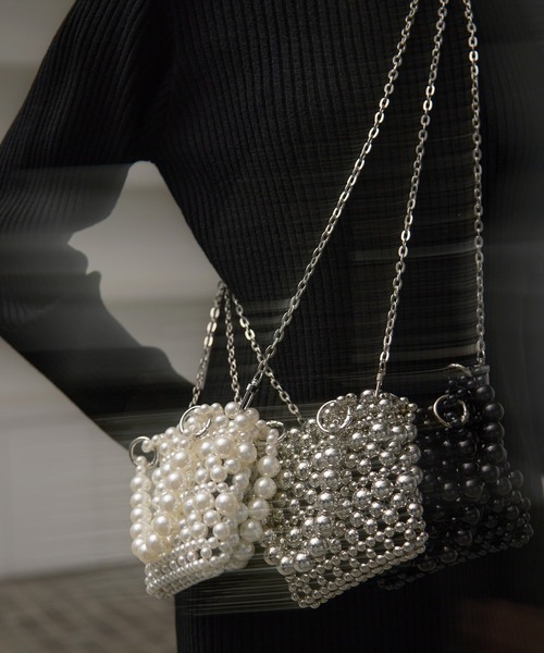 Cocktail Pearl Minimal Bag（ハンドバッグ）｜MIELI INVARIANT（ミエリインヴァリアント）