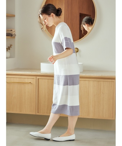 【新品未開封】ジェラートピケ ダッフィー 半袖ワンピース ルームウェア gelato pique（ジェラートピケ）の「ウォッシャブルスムーズィー