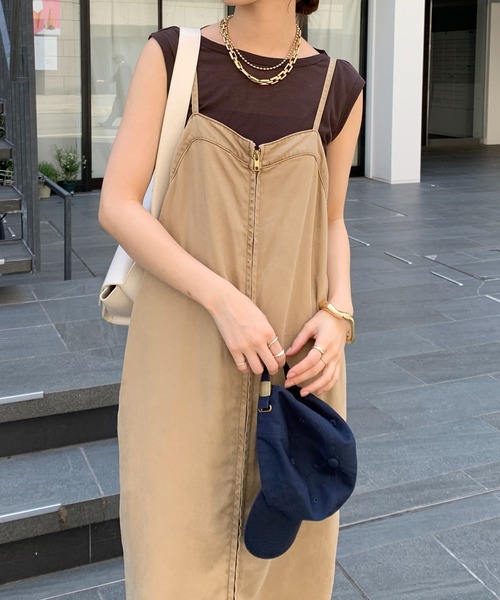 DouDou（ドゥドゥ）の「リヨセルデニムジャンスカ（ワンピース・レディース・ブルー/ベージュ/ブルー系その他/ホワイト/ブラック/ブラウン/ブラック系その他2・36/38）」の17枚目の写真