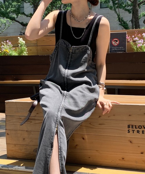 リヨセルデニムジャンスカ（ワンピース）｜DouDou（ドゥドゥ）の