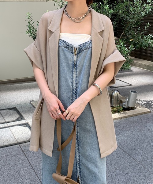 DouDou（ドゥドゥ）の「リヨセルデニムジャンスカ（ワンピース