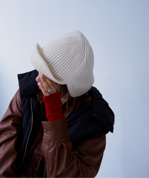 【セール】EGG shell flight knit cap（ニットキャップ/ビーニー）｜oll（オール）