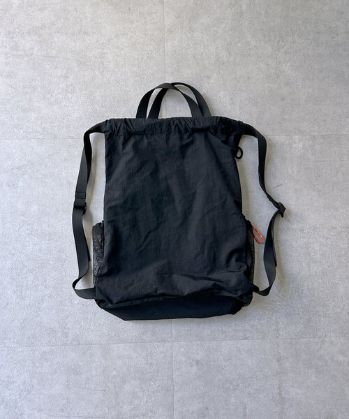 CPCM(シーピーシーエム)の「カラーコードナップサック(バックパック/リュック・レディース・ブラック/チャコールグレー・FREE)」の9枚目の写真