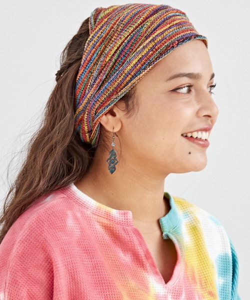 チャイハネ(チャイハネ)の「【チャイハネ】マジカルヘアバンド(ヘアバンド・レディース・ブラウン/グリーン/レインボー/レッド系その他/ホワイト/パープル/ブルー/ターコイズブルー/ブラック/スカイブルー・FREE)」の10枚目の写真