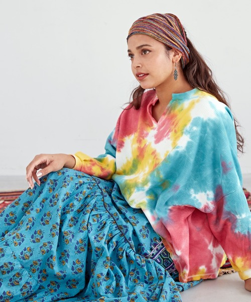 チャイハネ(チャイハネ)の「【チャイハネ】マジカルヘアバンド(ヘアバンド・レディース・ブラウン/グリーン/レインボー/レッド系その他/ホワイト/パープル/ブルー/ターコイズブルー/ブラック/スカイブルー・FREE)」の15枚目の写真