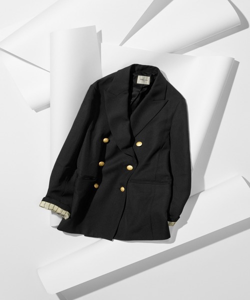 セール】【ビームスの百名品】ドライギャバジン 6ボタン ダブル