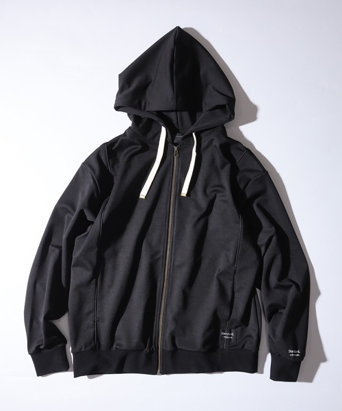 MMMM(エムエムエムエム)の「MMMM SOFT/ポンチ/ジップパーカー(パーカー・メンズ・ホワイト/ブラック・M/L)」の3枚目の写真