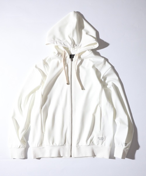 MMMM(エムエムエムエム)の「MMMM SOFT/ポンチ/ジップパーカー(パーカー・メンズ・ホワイト/ブラック・M/L)」の4枚目の写真