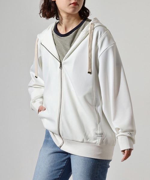 MMMM(エムエムエムエム)の「MMMM SOFT/ポンチ/ジップパーカー(パーカー・メンズ・ホワイト/ブラック・M/L)」の16枚目の写真