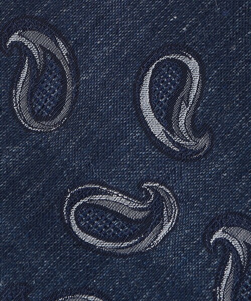 UNITED ARROWS（ユナイテッドアローズ）の「＜ERRICO FORMICOLA＞ メランジ ペイズリー ネクタイ（ネクタイ・メンズ・ブラウン/ネイビー・FREE）」の4枚目の写真