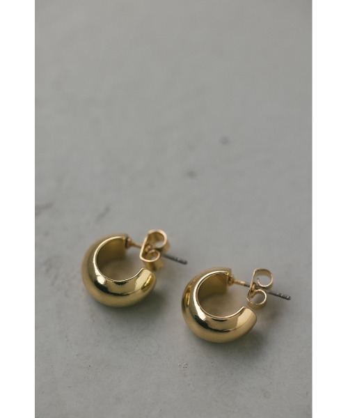 STYLEMIXER（スタイルミキサー）の「プランプフープピアス（ピアス（両耳用）・レディース・シルバー/ゴールド・FREE）」の2枚目の写真