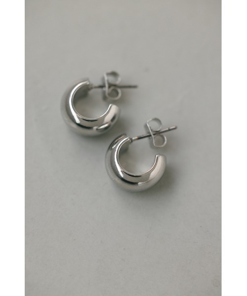 STYLEMIXER（スタイルミキサー）の「プランプフープピアス（ピアス（両耳用）・レディース・シルバー/ゴールド・FREE）」の6枚目の写真