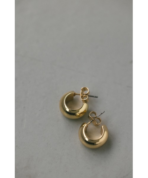 STYLEMIXER（スタイルミキサー）の「プランプフープピアス（ピアス（両耳用）・レディース・シルバー/ゴールド・FREE）」の15枚目の写真
