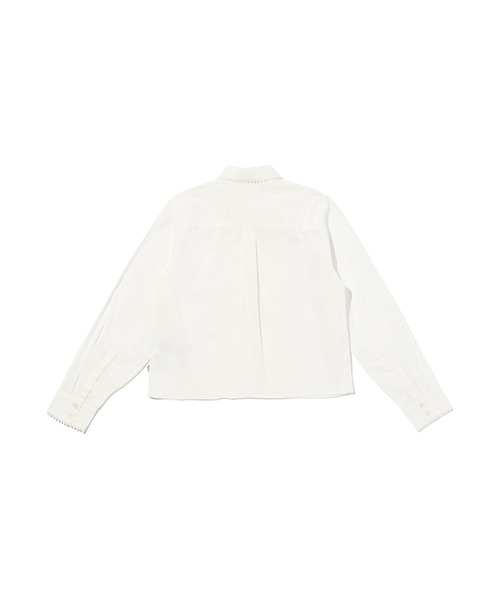 【Levi's】長袖シャツ　オフホワイト　きなり セール】Levi's/リーバイス ボックスシルエット クロップド T