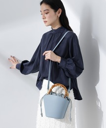 NANO universe | バンブーハンドルミニバケツバッグ(ハンドバッグ)