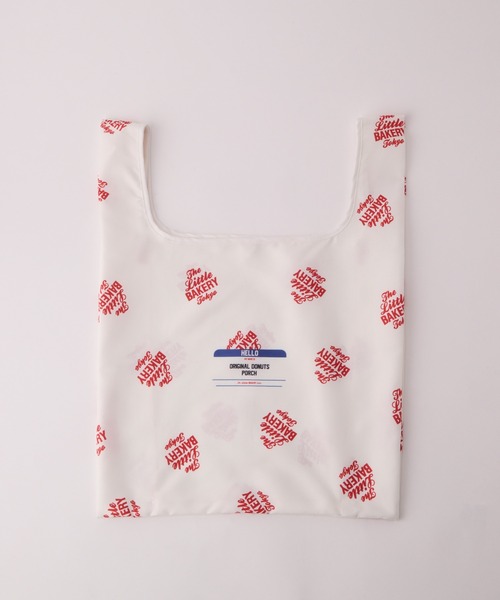 forksy.（フォルクシー）の「【The Little BAKERY TOKYO × forksy.】ドーナツモチーフ ポーチ付き 総柄デザイン エコバッグ（エコバッグ/サブバッグ・レディース・グリーン系/ピンク系/アイボリー系・FREE）」の18枚目の写真
