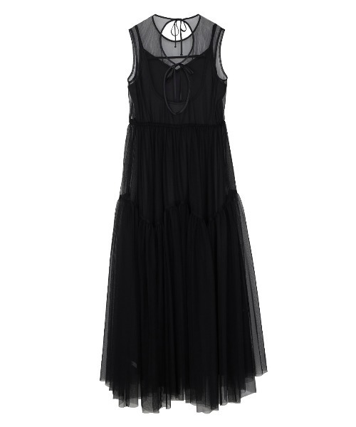 美品 アメリヴィンテージ SHEER TIERED DRESS S 夏ワンピース 美品 アメリヴィンテージ SHEER TIERED DRESS S 夏ワンピース