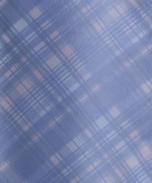 JEANASIS（ジーナシス）の「シアーチェックペンシルスカート/322505（スカート・レディース・ブラック系その他/ブルー系その他・FREE）」の9枚目の写真