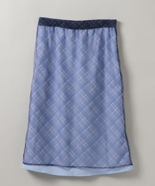 JEANASIS（ジーナシス）の「シアーチェックペンシルスカート/322505（スカート・レディース・ブラック系その他/ブルー系その他・FREE）」の19枚目の写真