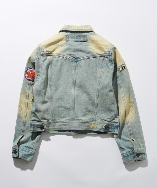 FREAK'S STORE(フリークスストア)の「NAUTICA/ノーティカ デニムワッペンGジャン/デニムジャケット(デニムジャケット・レディース・サックスブルー/ネイビー・フリ-)」の7枚目の写真