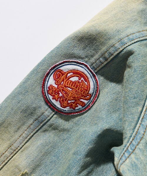 FREAK'S STORE(フリークスストア)の「NAUTICA/ノーティカ デニムワッペンGジャン/デニムジャケット(デニムジャケット・レディース・サックスブルー/ネイビー・フリ-)」の11枚目の写真
