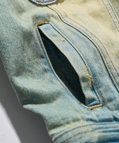 FREAK'S STORE(フリークスストア)の「NAUTICA/ノーティカ デニムワッペンGジャン/デニムジャケット(デニムジャケット・レディース・サックスブルー/ネイビー・フリ-)」の20枚目の写真