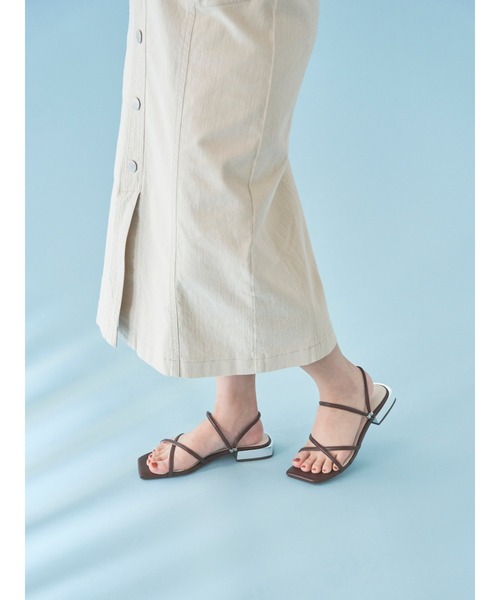 セール】2wayストラップサンダル 【低身長・小柄女性】（サンダル