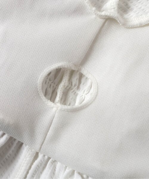 apres les cours（アプレレクール）の「【UVカット/ジュニア対応】リボン・さくらんぼモチーフシャーリングセパレート水着（水着・キッズ・レッド/チェック・80/90/100/110/120/130/140）」の10枚目の写真