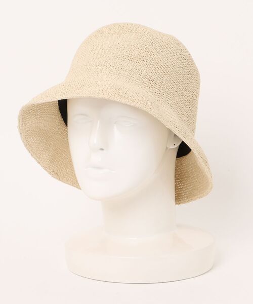 polcadot（ポルカドット）の「paper basic crochet hat／ペーパーベーシック かぎ針編みハット（ハット・レディース・グレー/ブラック/ベージュ/キャメル・FREE）」の9枚目の写真