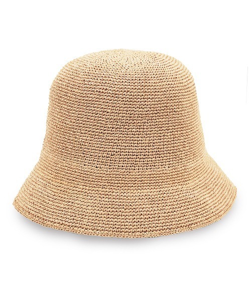 polcadot（ポルカドット）の「paper basic crochet hat／ペーパーベーシック かぎ針編みハット（ハット・レディース・グレー/ブラック/ベージュ/キャメル・FREE）」の14枚目の写真