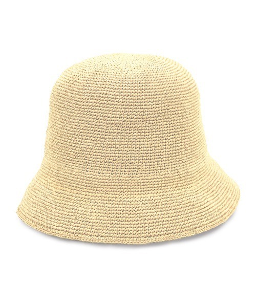 polcadot（ポルカドット）の「paper basic crochet hat／ペーパーベーシック かぎ針編みハット（ハット・レディース・グレー/ブラック/ベージュ/キャメル・FREE）」の13枚目の写真