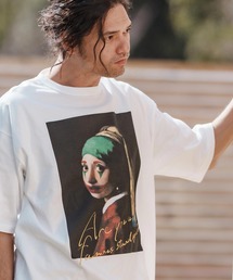 CAMBIO（カンビオ）の「mt9564-プリントT_Are you famous Tシャツ（Tシャツ/カットソー）」