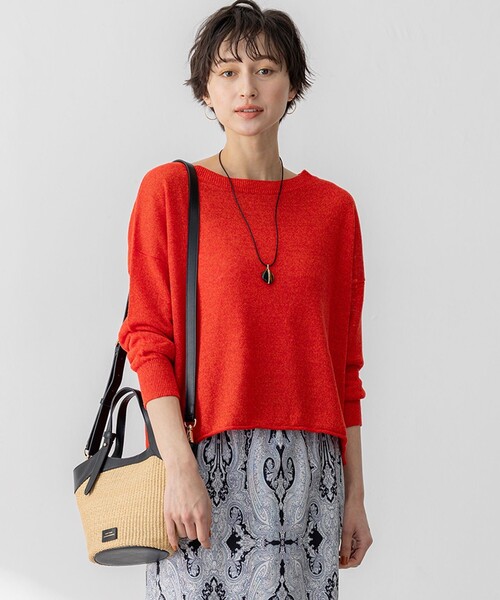 セール】【洗える】ピュアリネン ワイド ニット（ニット/セーター