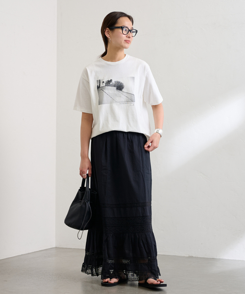 H 別注VINTAGE LIKEコットンレーススカート H 別注VINTAGE LIKEコットンレーススカート（スカート