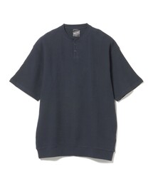 BEAMS T / ワッフル ヘンリーネック Tシャツ