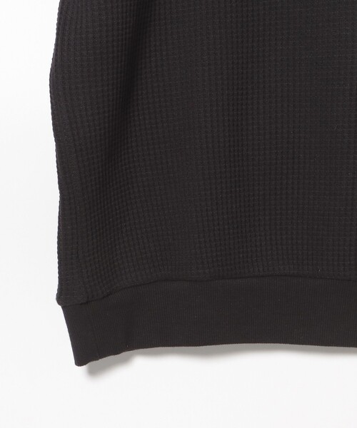 BEAMS T（ビームスティー）の「BEAMS T / ワッフル ヘンリーネック Tシャツ（Tシャツ/カットソー・メンズ・ブラック/ネイビー・S/M/L/XL）」の10枚目の写真