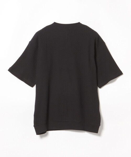 BEAMS T（ビームスティー）の「BEAMS T / ワッフル ヘンリーネック Tシャツ（Tシャツ/カットソー・メンズ・ブラック/ネイビー・S/M/L/XL）」の11枚目の写真
