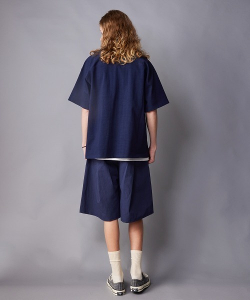 rehacer(レアセル)の「rehacer : Free Arm Loop Wheel CS / フリーアームループウイール(吊り編み)カットソー(Tシャツ/カットソー・メンズ・ネイビー/グリーン/アイボリー/ブラック・SMALL/MEDIUM/LARGE/X-LARGE)」の11枚目の写真