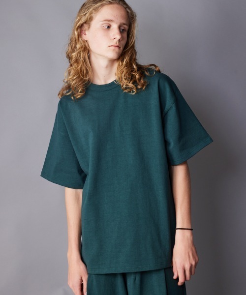 rehacer(レアセル)の「rehacer : Free Arm Loop Wheel CS / フリーアームループウイール(吊り編み)カットソー(Tシャツ/カットソー・メンズ・ネイビー/グリーン/アイボリー/ブラック・SMALL/MEDIUM/LARGE/X-LARGE)」の20枚目の写真