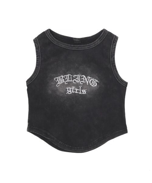 dispark(ディスパーク)の「DISPARK/ヴィンテージライクロゴ刺繍タンク(タンクトップ・レディース・ブラック/ホワイト・FREE)」の17枚目の写真